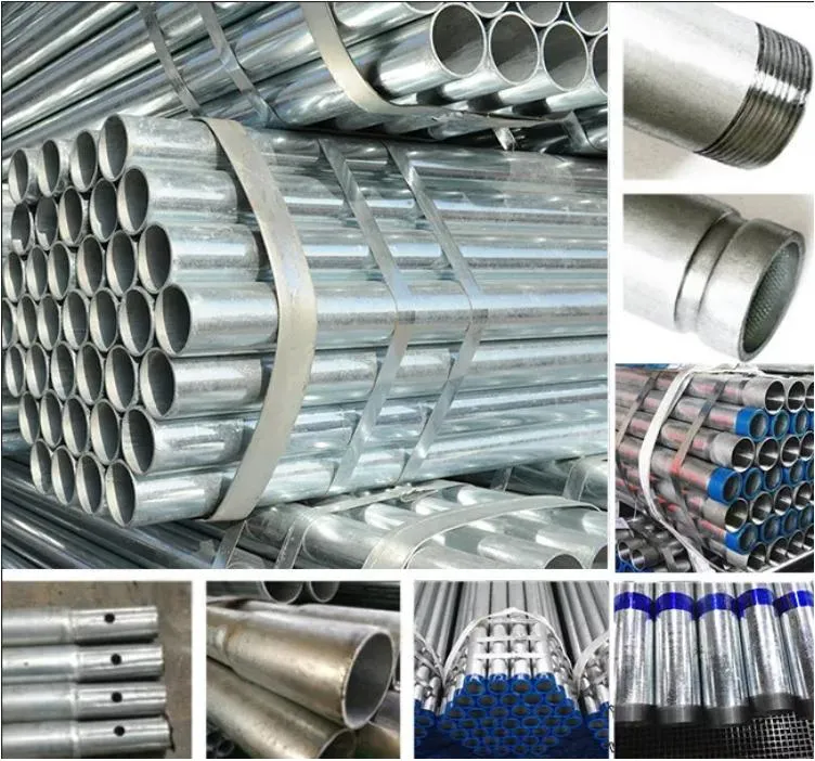 Factory Construction Material High Quality 3 Inch 20 FT Galvanized Steel Round Tube