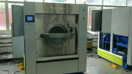 고도로 자동적인 100kg 산업용 세탁 세탁기 추출기